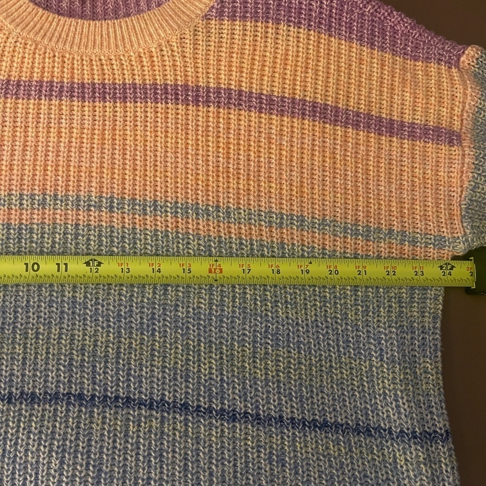 Soft Surroundings Pastel Ombre Knit Sweater Top - Picture 5 of 6